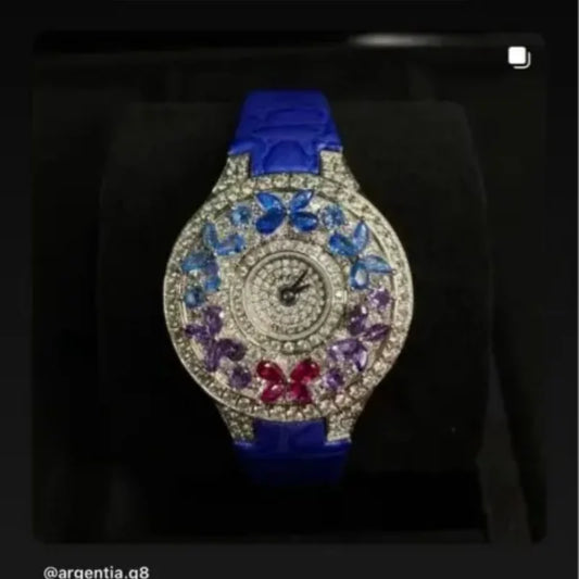 Luxury Brand Woman Watch Qualities Diamond Emerald Watches Ladies Leather Brcalaet Elegant Montre Femme Watch for Women